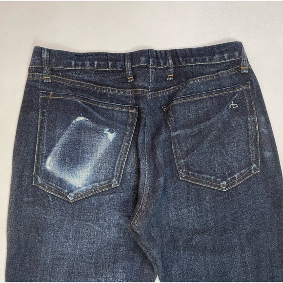 Rag & Bone Miramar PJ Printed Denim Jogger Sweatpants Women Small Sheffield - Picture 8 of 13